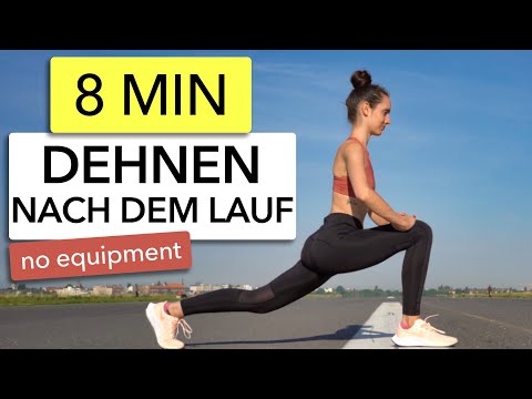8 MIN COOL DOWN FÜR LÄUFER - DEHNEN NACH DEM LAUFEN