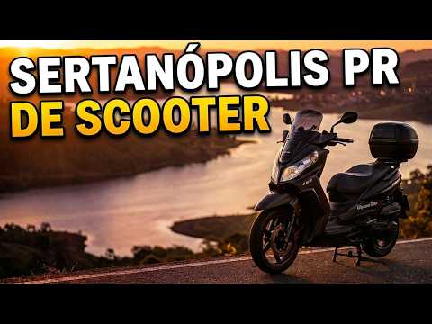 SERTANÓPOLIS PR | FIQUEI CONHECENDO MAIS ESSA CIDADE COM MINHA SCOOTER...