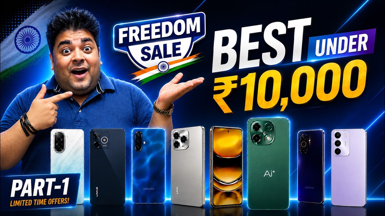 Flipkart Freedom Sale 2026 | Best Smartphones Under ₹10,000 | Best Deals (Part 1) | Gizmo Gyan