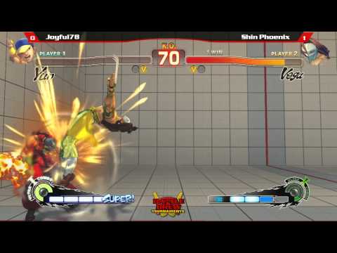 Battle & Brew 3/7 Super Street Fighter 4 Arcade Edition Losers Finals Joyful78 vs Shin Phoenix
