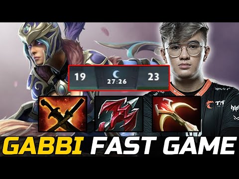 GABBI FAST GAME USING LUNA CARRY IN 27MINUTES DOTA 2