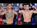 REGIS PROGRAIS VS JOSE ZEPEDA • FULL WEIGH IN AND INTENSE FACE OFF VIDEO