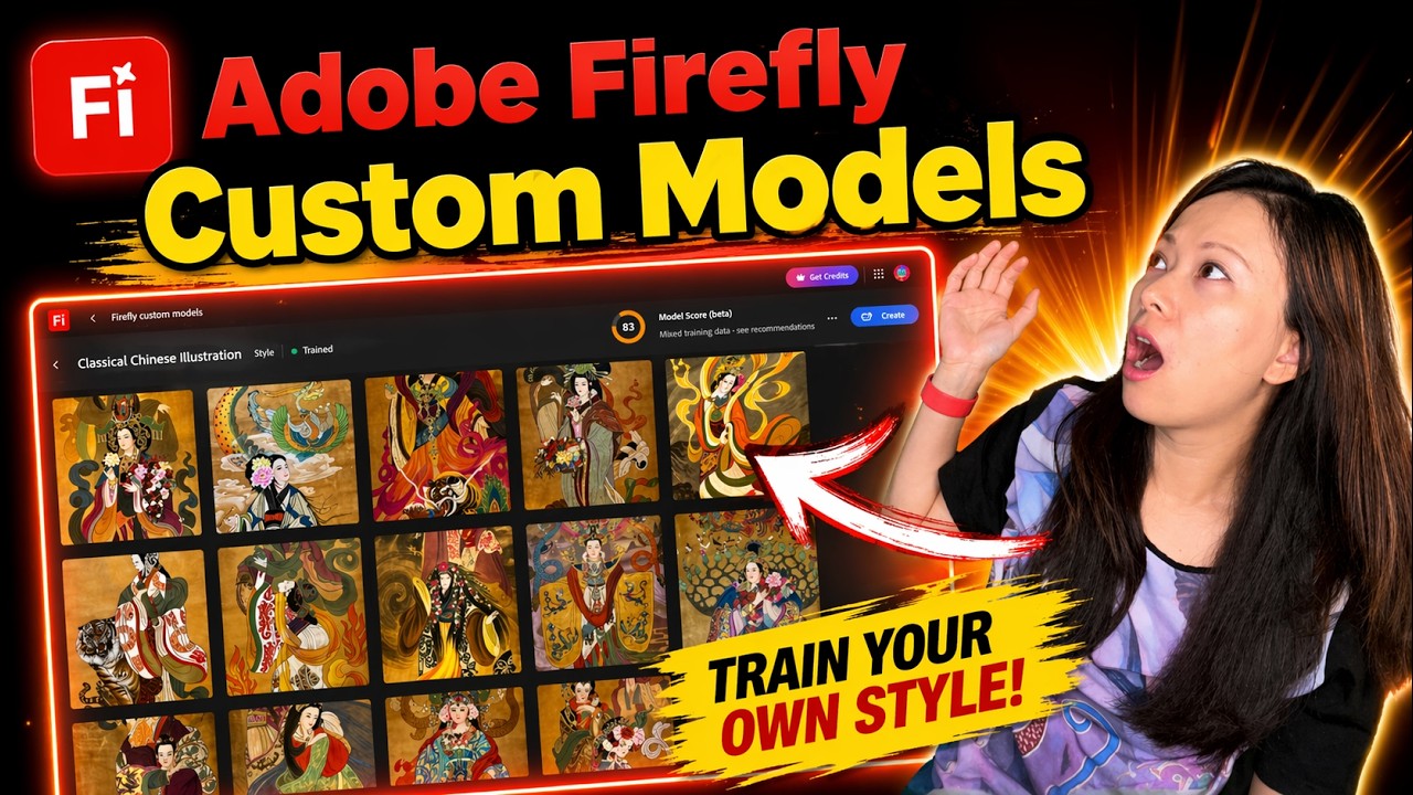 Adobe Firefly Custom Models: Train Your Own AI Style with Your Artwork