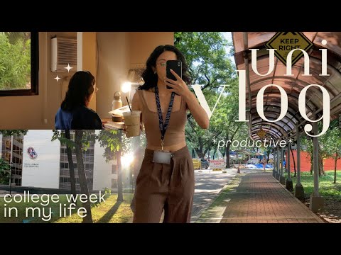 uni vlog (ateneo) | my first week of college & productive days