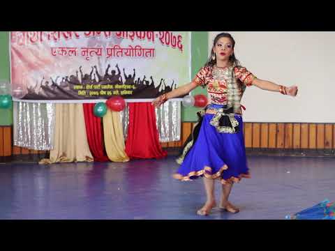 Shikhar Dance Icon 2020/Perform By Devina Bhujel/Choreo By Srima Sunuwar/Yati Dherai Manche Haruko..