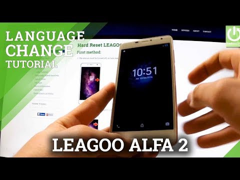 Languages Settings in LEAGOO Alfa 2 - How to Change Language in Leagoo