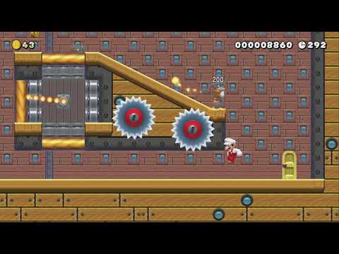 SMC 4-5: The Sky Fortress by NInja! - Super Mario Maker 2 - No Commentary 1by