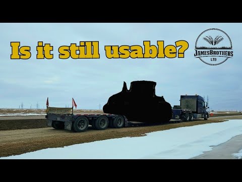 Our new tractor showed up...with damage!