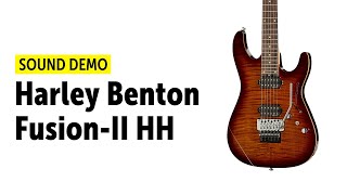 Video thumbnail for Harley Benton Fusion-II HH - Sound Demo (no talking) by Guitar Bonedo