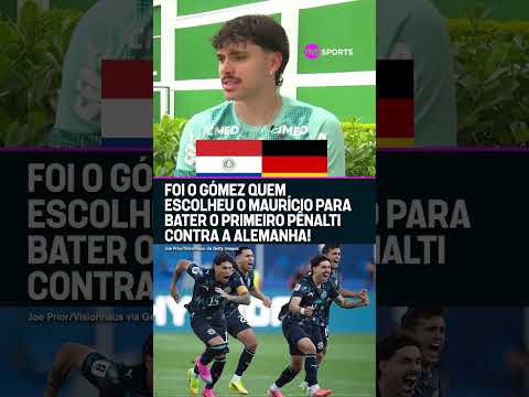 BASTIDORES DA DISPUTA DE PÊNALTIS ENTRE PARAGUAI E ALEMANHA! 🇵🇾🇩🇪 #shorts
