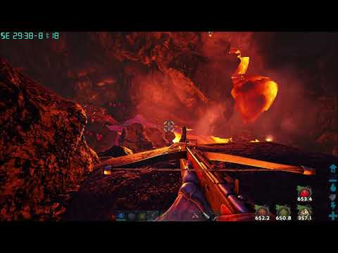 stealing magmasaur eggs the easy way ark survival evolved genesis