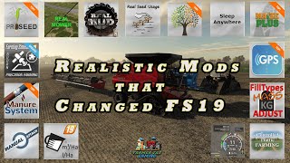 Realistic Farming mods that changed Farming Simulator 19