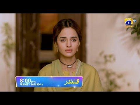 Qalandar Episode 45 Promo - Friday at 8-00 PM On GEO PAL