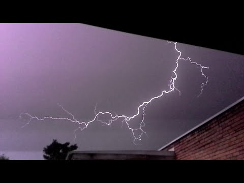 Lightning Strikes Fire Station (sets off siren)