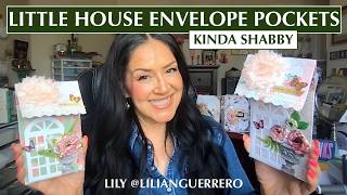 Kinda Shabby Little House Envelope Pockets for Junk Journals