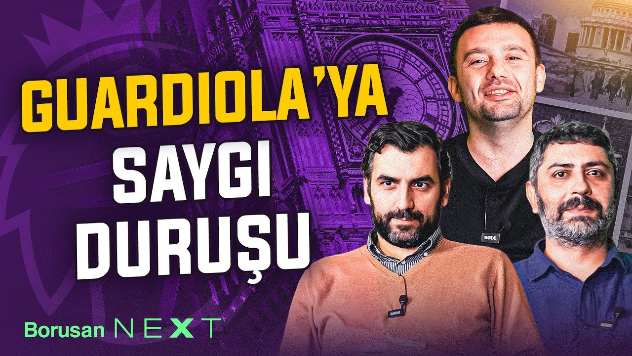 İngiliz Çayı yayında: Guardiola'ya saygı duruşu