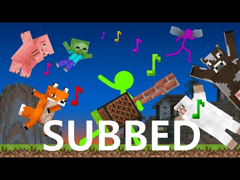 I WROTE THE LYRICS FOR: Note Block Universe - Animation vs. Minecraft Shorts Ep 29