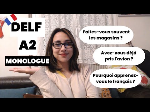 DELF A2 Monologue examples | Astuces DELF A2 | Learn To French