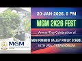 MGM PONMUDI VALLEY PUBLIC SCHOOL VITHURA TRIVANDRUM MGM FEST 2K26