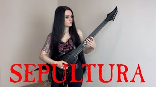 Sepultura - Murder (guitar cover by Elena Verrier)
