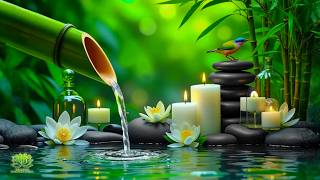 Relaxing Piano with Bamboo Water Sounds 🌿Calming Music for Meditation, Stress Relief & Deep Sleep