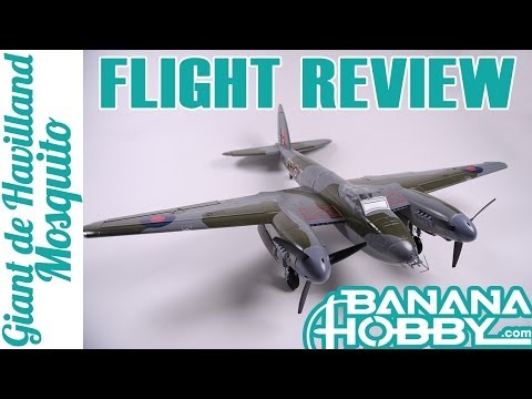 Giant de Havilland Mosquito FreeWing | Flight Review | Warbird & Military