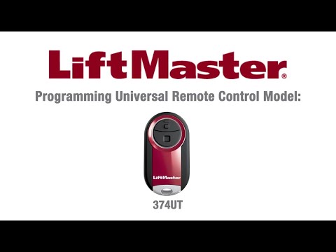 How to Program LiftMaster
