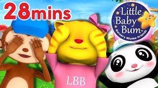 Peek A Boo Song Learn with Little Baby Bum | Nursery Rhymes for Babies | Songs for Kids