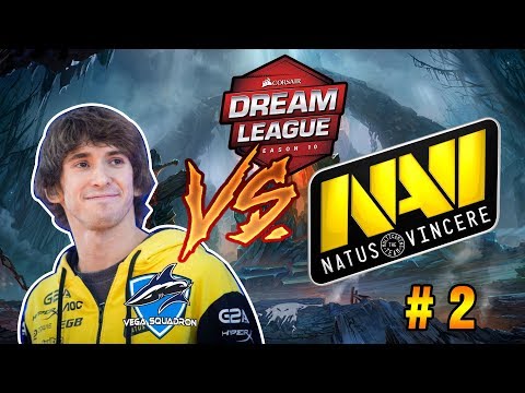 Navi - Vega + Dendi | Dreamleague Season 10 | Lower Bracket | Game 2 - Full game play |