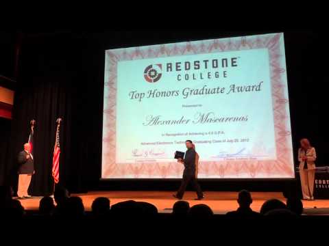 Alex Graduates From Redstone College