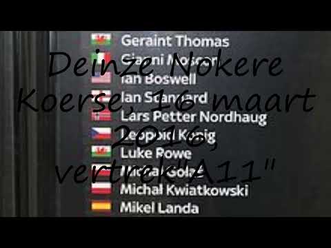 How to pronounce Deinze  Nokere Koerse, 16 maart 2016, vertrek"A11" in Dutch?