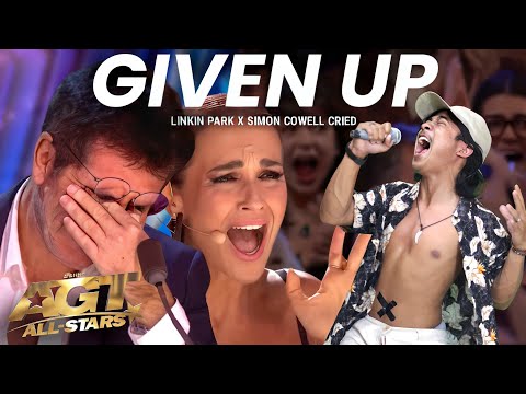 Simon Cowell Cries to Hear His Incredible Voice Singing Linkin Park Songs | American Got Talent 2023