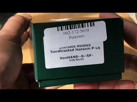 Peterson Sherlock Holmes Hansom Sandblasted P-Lip.