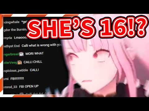 CALLI SHE'S UNDERAGE! 【Mori Calliope / HololiveEN】