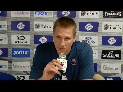 Konferencja po meczu Polski Cukier Toruń - Miasto Szkła Krosno