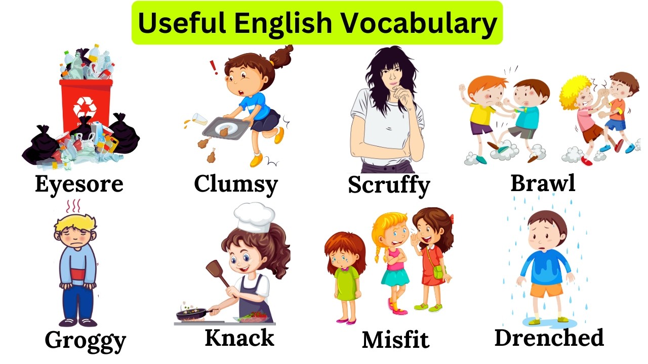 Daily Use English Words with Sentences | Vocabulary for Beginners - YouTube video featuring the word ugly