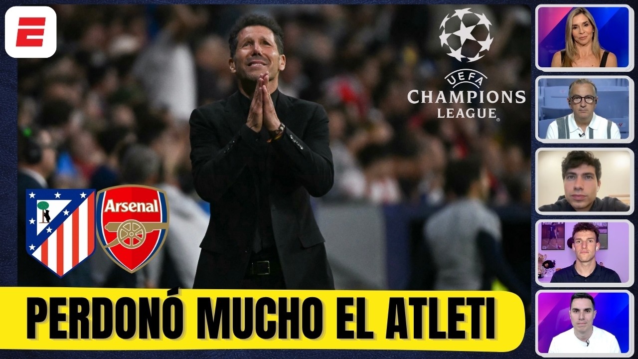 ATLÉTICO DE MADRID PERDONÓ al ARSENAL en la IDA y lo puede PAGAR CARO en LONDRES | Champions League