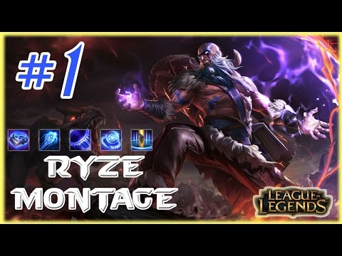 Ryze Montage #1 ACE The Rune Mage League of Legends Highlights - KGameplay