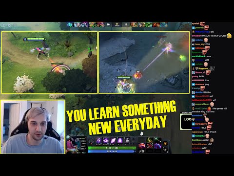 Arteezy learns 200 IQ stacking mechanic & shows off trap deny SWAG Play
