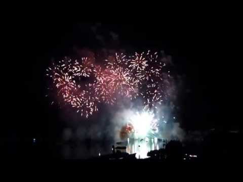 Fêtes de Genève 2014 Le final du grand feu d'artifice