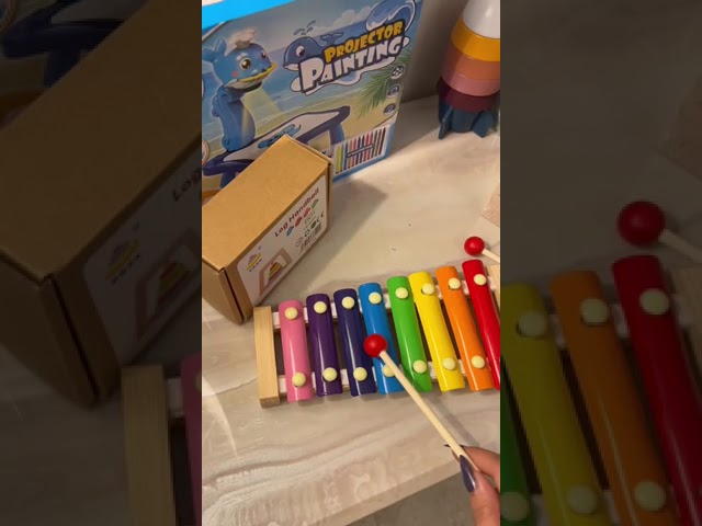 لعبة الة بيانو اكسيليفون خشبية للأطفال