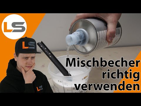 How do I use the mixing cups correctly when painting? | LACKSTORE
