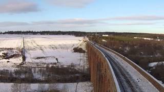 preview picture of video 'Culloden Viaduct from the air using dji phantom 2 vision+'