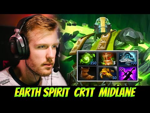 Dota 2 Highlights EARTH SPIRIT Cr1t Mid lane