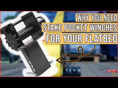 Why You Need STAKE POCKET WINCHES For Your Flatbed