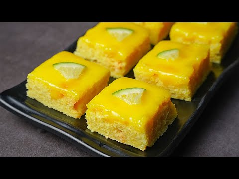 One Bowl Lemon Brownies | Easiest Lemon Brownie Anyone Can Make | Yummy