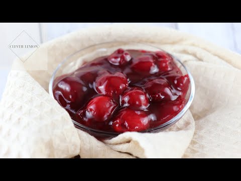 Cherry Pie Filling | Homemade Cherry Filling |  What To Do With Cherries
