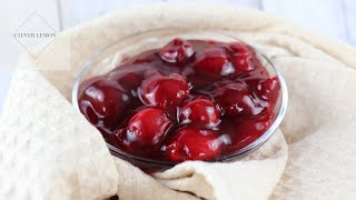 Cherry Pie Filling | Homemade Cherry Filling |  What To Do With Cherries