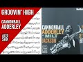Cannonball Adderley on "Groovin' High" | Solo Transcription for Alto Saxophone (Eb)