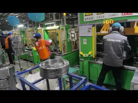 Front Loading Washer Drum Making Line For Hisense